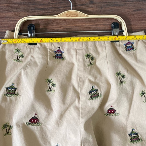 Mid/high waisted patterned pants - Picture 3 of 6